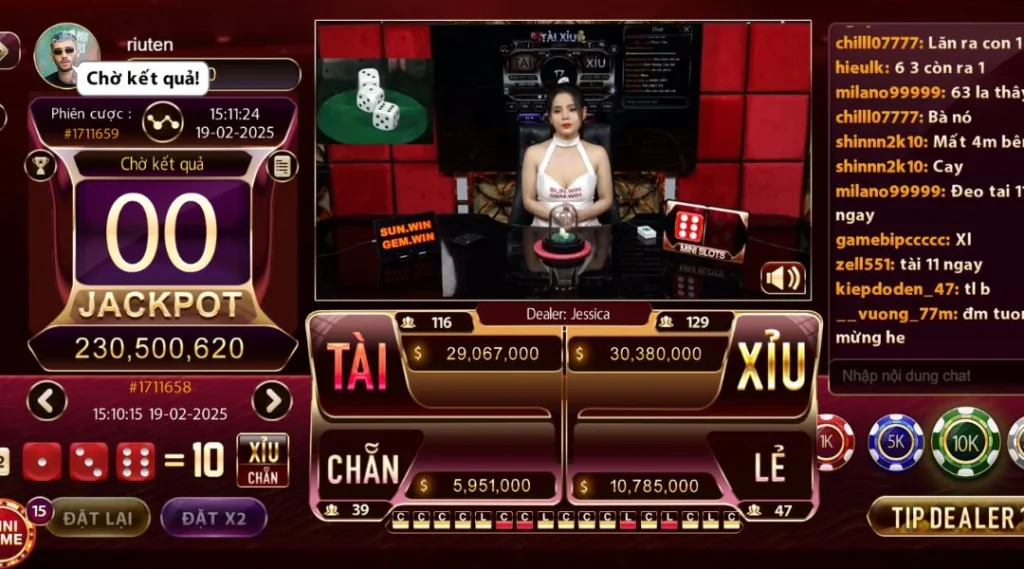 Tài Xỉu Livestream Sunwin Với Dealer Xinh Đẹp